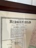 Town Of Ridgefield, CT Map Framed Print