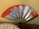 Two Hand Held Decorative  Fans