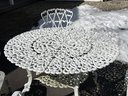 A Beautiful Cast Aluminum Table