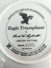 Set Of 4 Franklin Mint Porcelain Eagle Plates