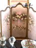 French Antique Hand Painted Three Part Screen (LOC: S1)