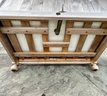 Teak Outdoor Wooden Ice Chest (contents Not Included)