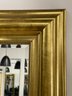 Gold Tone Full Length Beveled Wall Mirror