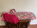 Holiday Color!!! Table Linen With Placemats, And Napkins, With Magenta Pink