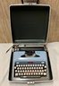 Vintage Beautiful Typewriter In The Case