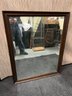 Large Wall Mirror With Wooden Frame 32x40