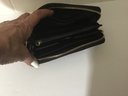 A70. Michael Kors Black Leather Wallet, Wristlet, Like New