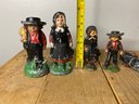 Mini Cast Iron Dutch People Salt Shakers And Others