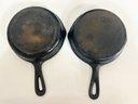 Lot Of 3 Cast Iron Pans - (1 Wagner Ware)