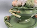 Vintage Fitz And Floyd 1960s Giardino Faience Signature Collection Soup Tureen