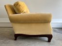 Custom Velvet Side Chair In Gold