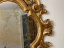 A Gorgeous London Lamps Gilded Mirror