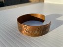 Copper  American Indian Themed Cuff Bracelet