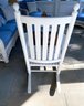White Outdoor Rocking Chair