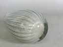A High Quality Beautiful Thick Glass Signed Vase