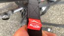 An Allen Sports Deluxe 3-Bicycle Trunk Mounted Bike Rack Carrier