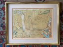 Banquet DAres / Chagall Framed Lithograph (LOC: S1)