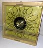 Verichron Brass Flower Starburst Clock New In Box