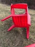 Colorful ADIRONDACK Chairs With Footstools