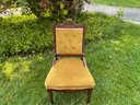 Antique Chair With Wooden Casters