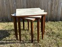 MCM Formica & Wood Nesting Tables
