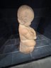 Plaster Baby Statue, Signed