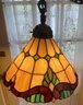 Floor Lamp With Stained Glass Shade