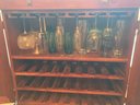 Bar Cabinet With Glassware