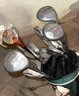 Set Of Wilson Golf Clubs And Caddy