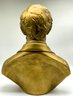 Vintage Abe Lincoln Gold Colored Plaster Bust