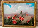 Floral Original Oil On Canvas - Signed By Willie Hirsh 2005