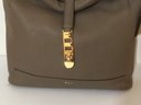 A2. Ralph Lauren Leather Taupe Handbag