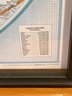 New NATIONAL GEOGRASPHIC THE WORLD Framed Map