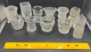 Lot Of 12 Glass Toothpick Holders