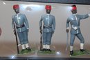 6 Vintage African King's Soldiers Lead Alloy