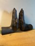 Hand Shape Bookends, Pottery Heart Candle Holder And More