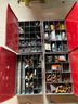 4 Grainger Red Toolboxes Filled With Supplies