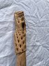 Vintage Walking Stick / Cane Natural Textured
