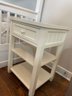 Pottery Barn Pair White Ends Tables Nightstands