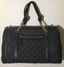 A24. Brooks Brothers Navy Leather Trim & Canvas Doctors Bag