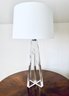 Pair Contemporary Glass Table Lamps (LOC:S1)