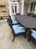 Gloster All Weather Rattan Dining Table & 8 Chairs