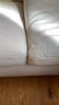 A NATUZZI  White Leather  Three Pieces Sectional Couch With Adjustable Head Rest