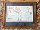 Framed Print Reproduction Early Map Southern Italy Limited Edition Print  (LOC: S1)