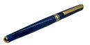 Vintage Ville D'argent Royal Blue & Gold Fountain Pen (F)