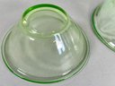 Hazel Atlas Uranium Glass Bowls