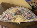 Two Hand Held Decorative  Fans