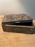 Antique Beautiful FLEMISH Handle And Plate With Oriental Metal Box