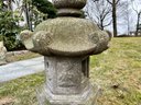 Gorgeous Vintage Possibly Antique Japanese Stone Lantern