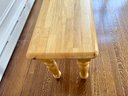 Hardwood Planked Top Wooden Bench (unit 1)